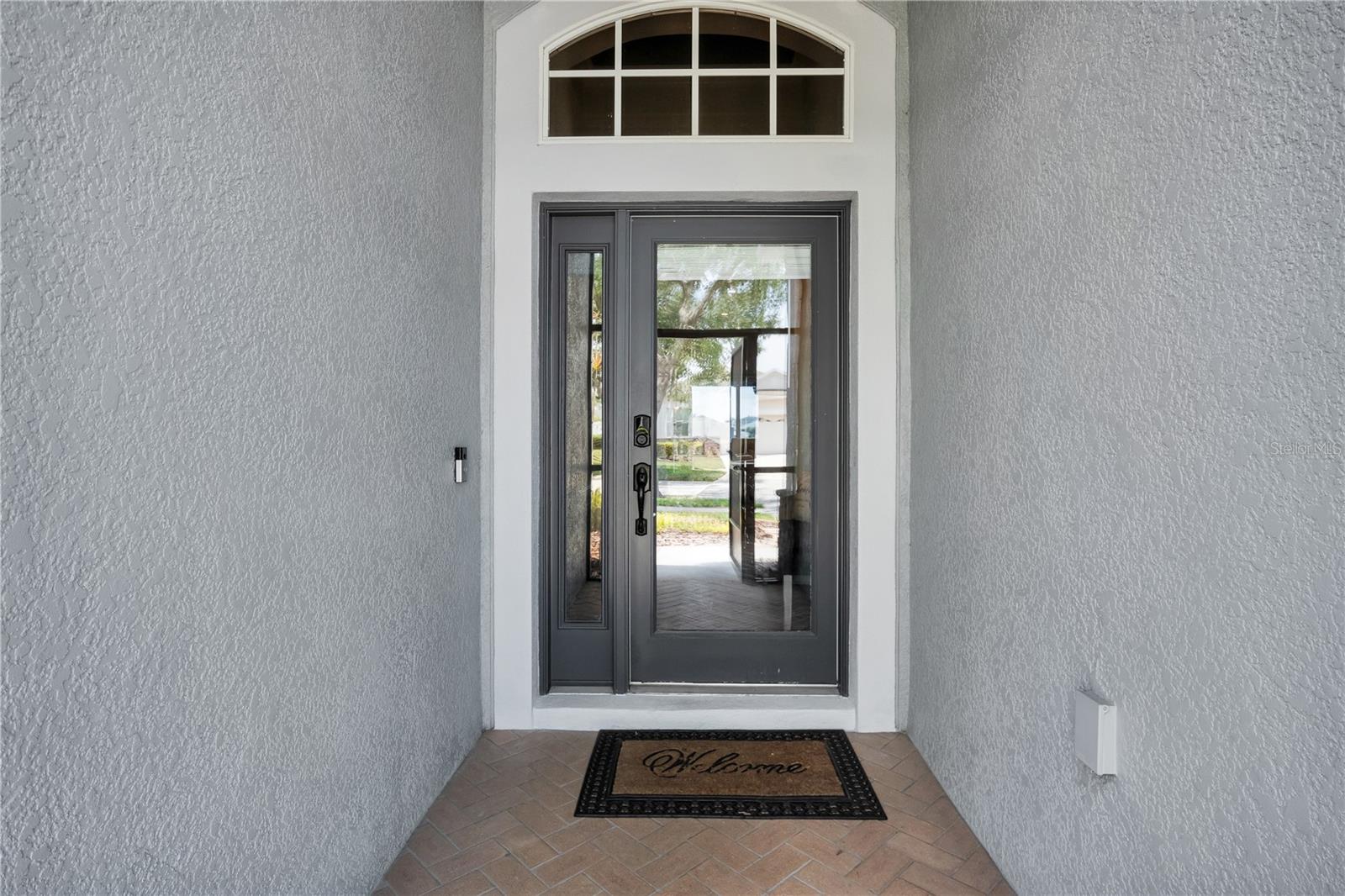 Front Door with Screened in  Patio