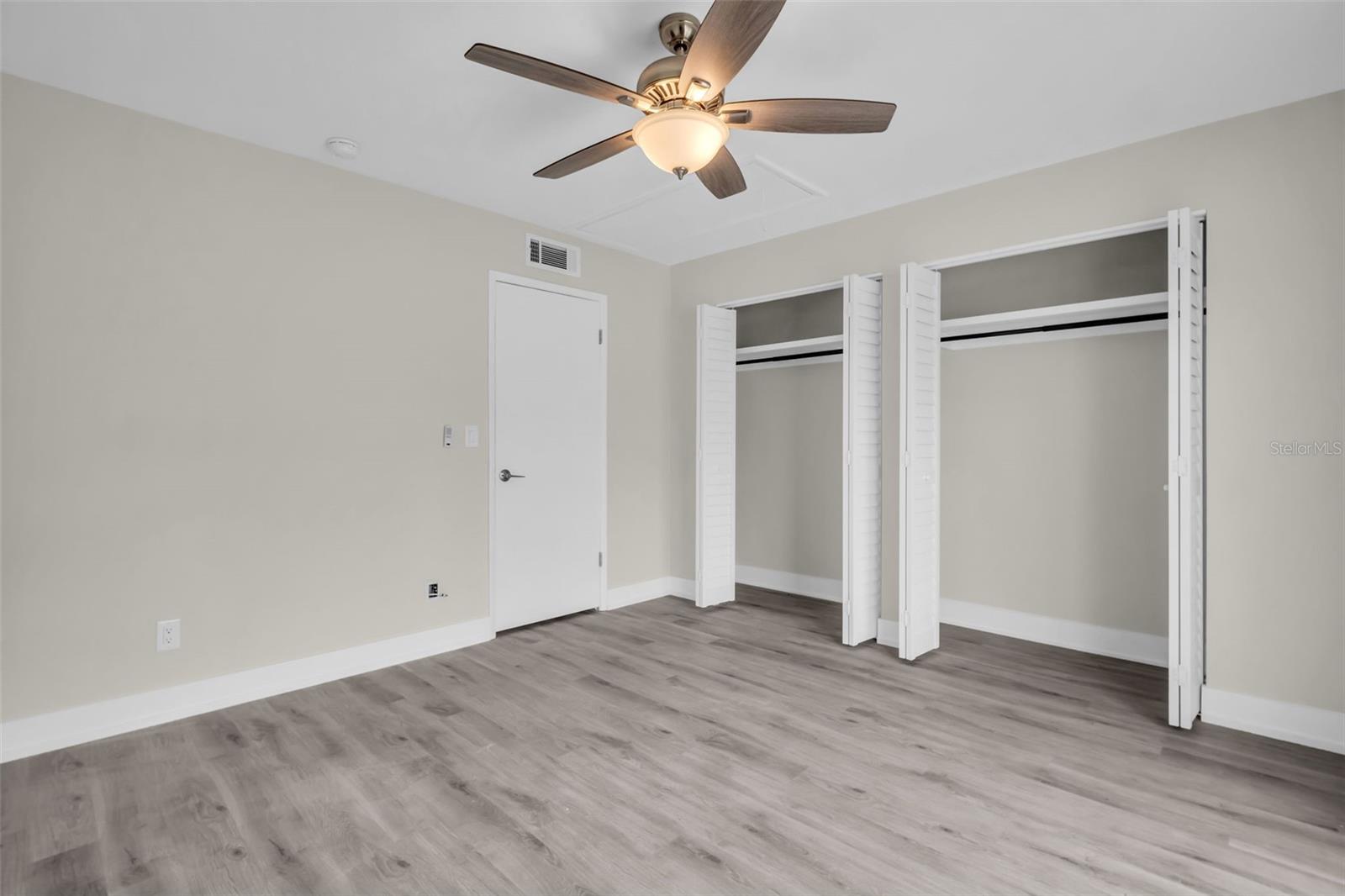 Bedroom with Slider to patio