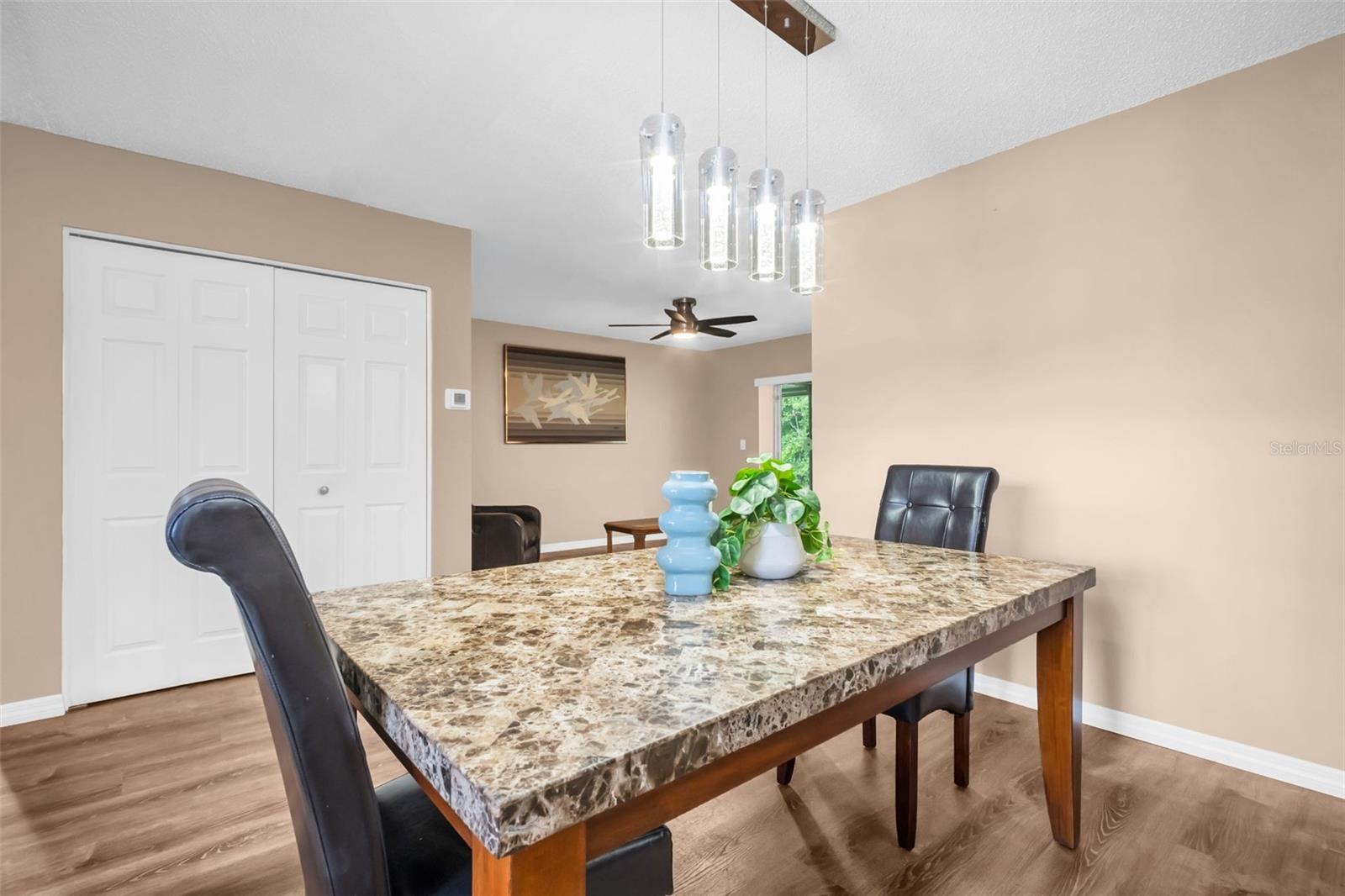 Centrally located between the living & family rooms~