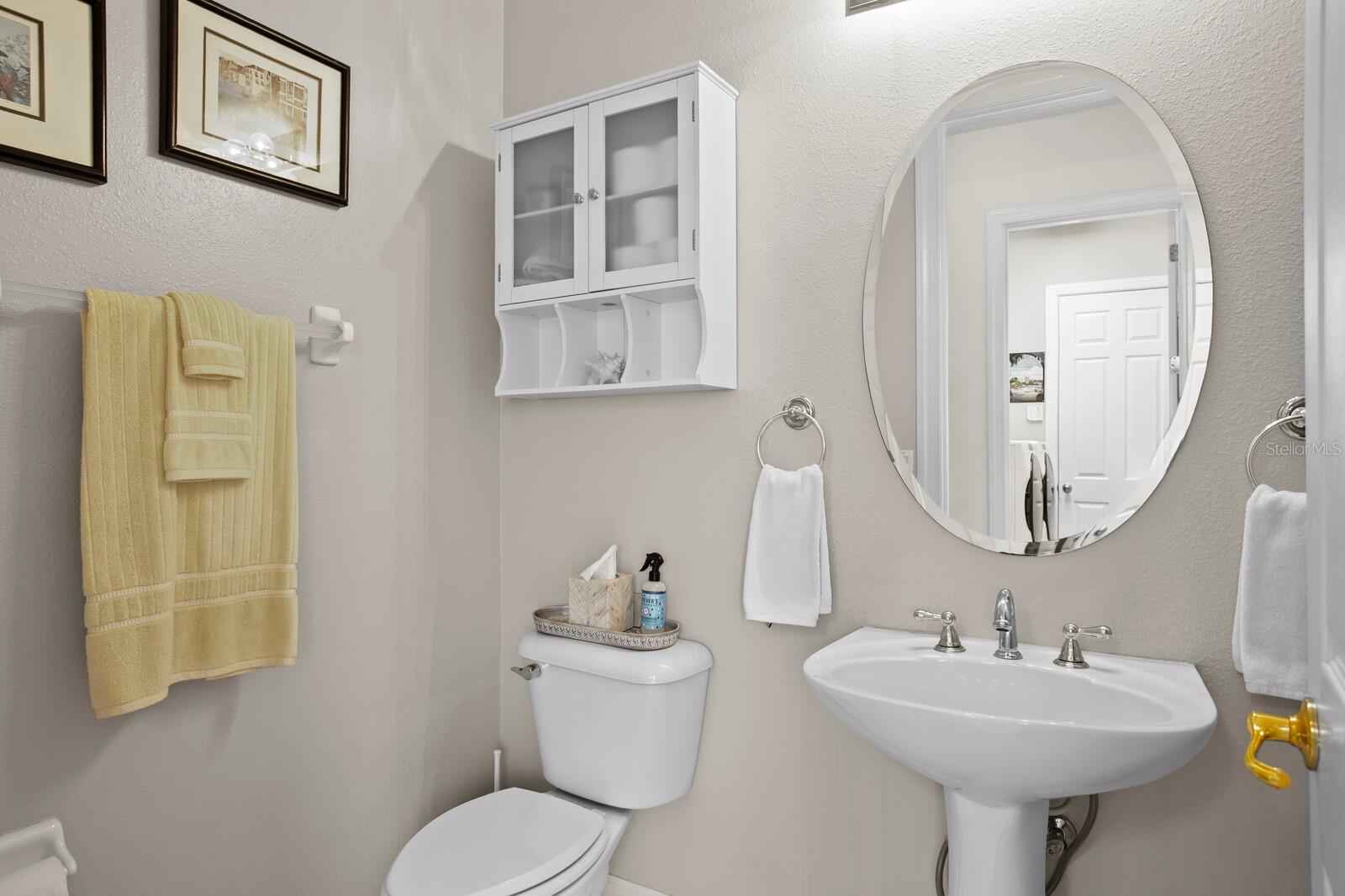 Half bath downstairs