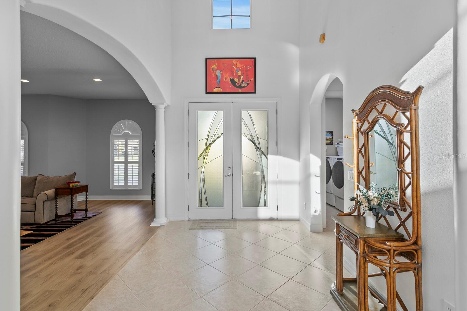 Custom double door entry