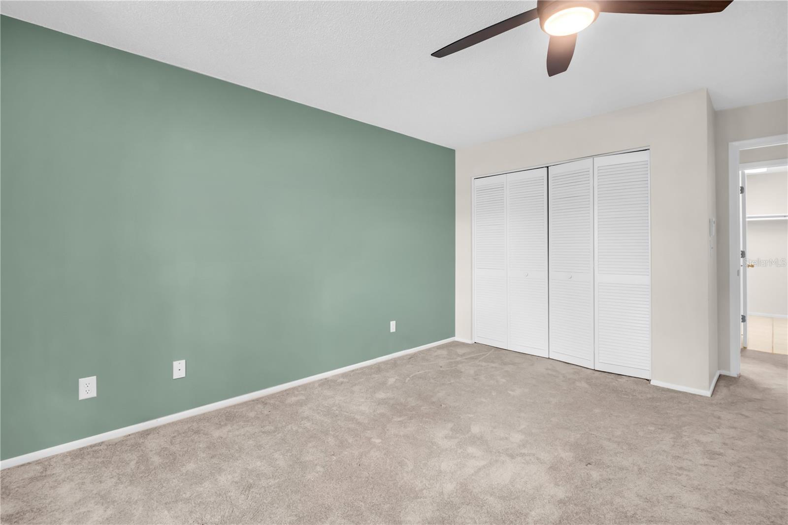 Gracious guest closet for added storage~