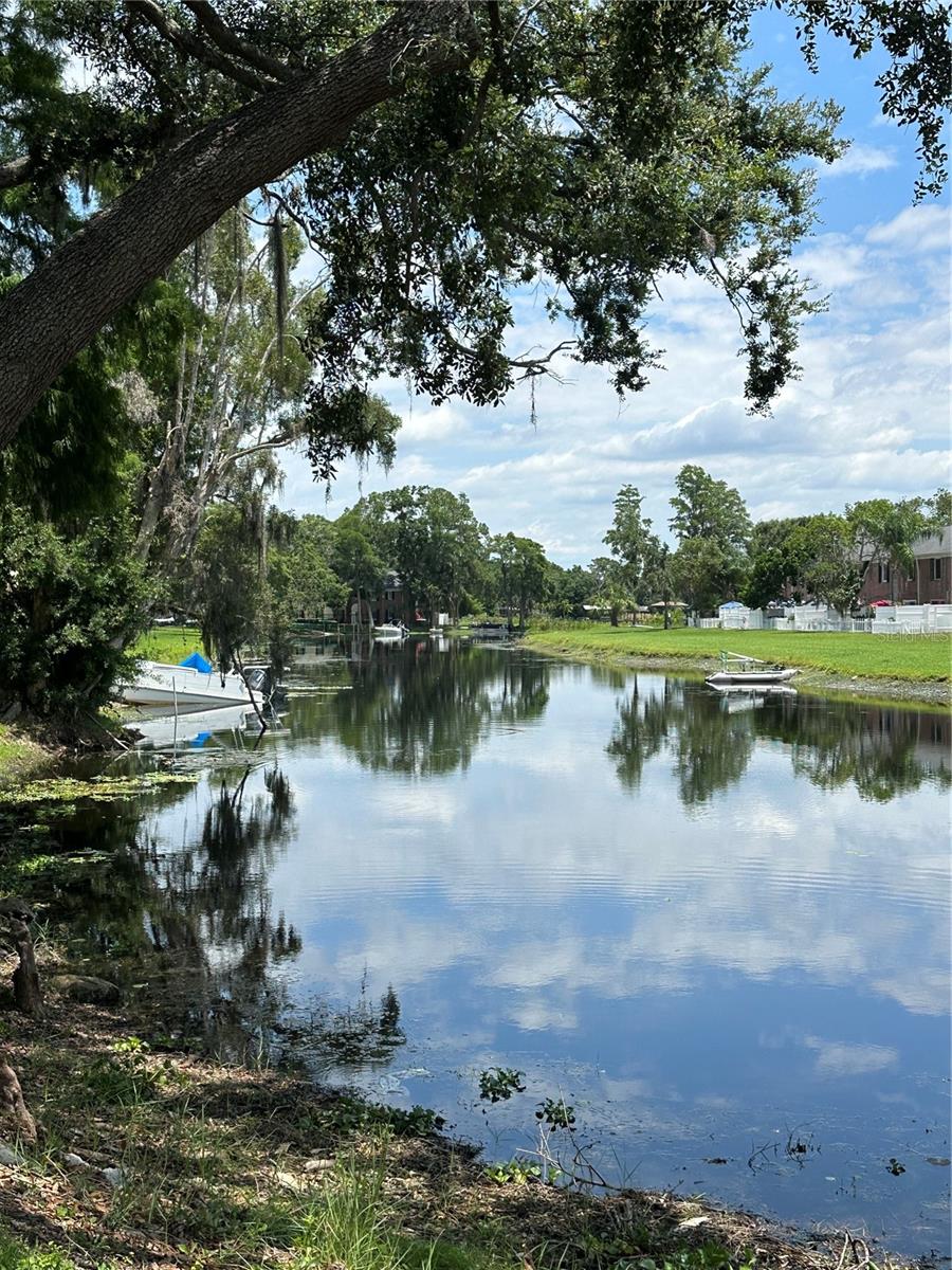 View down canal