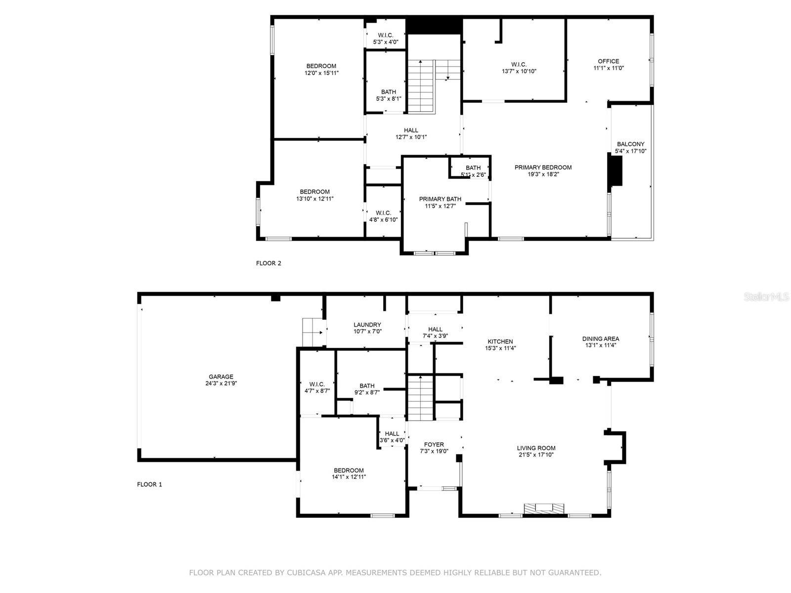 Upper and Lower Floor Plan