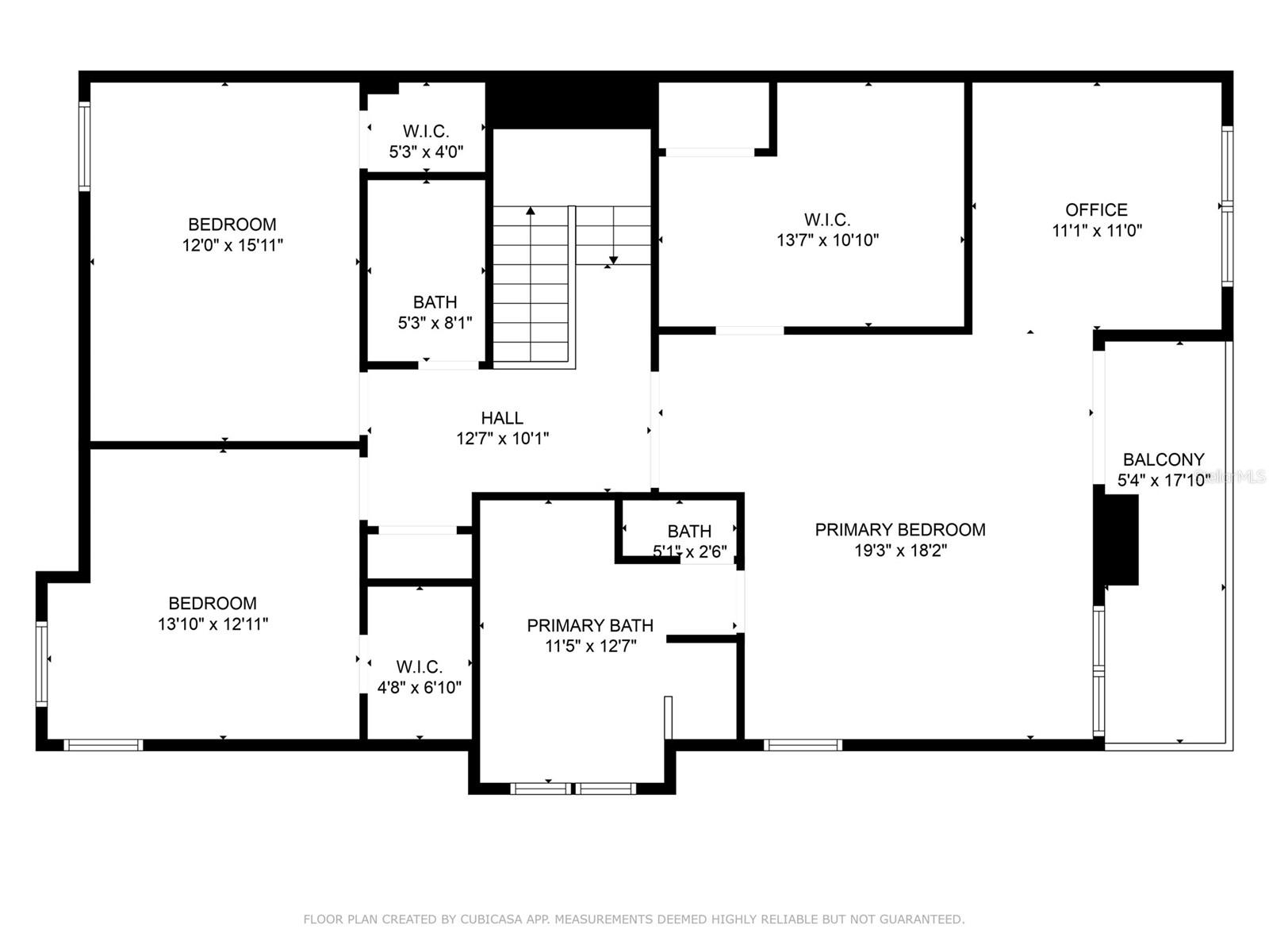 Upstairs Floor Plan