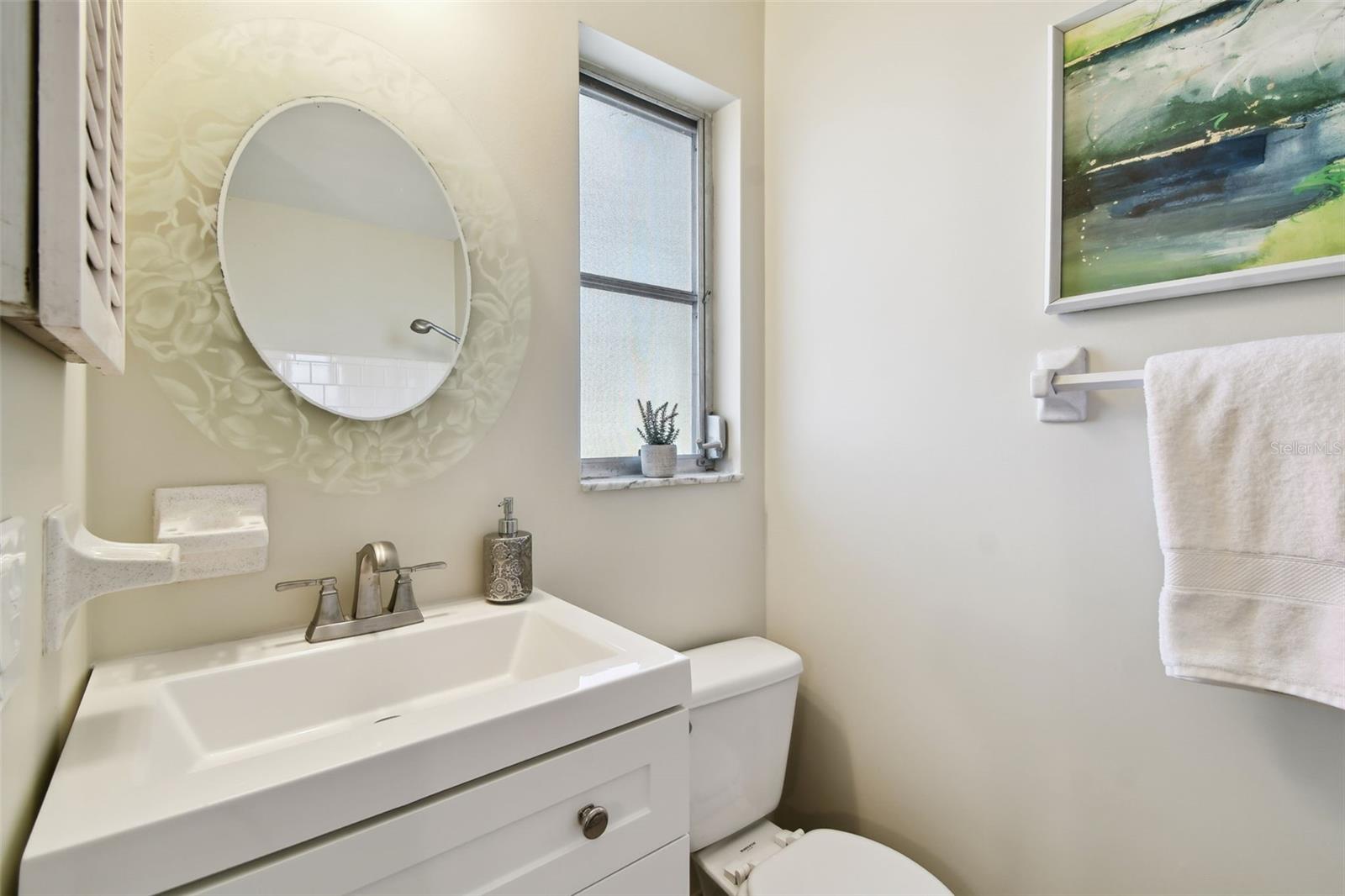Master bathroom with step-in shower