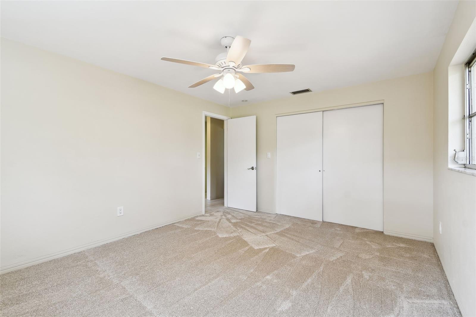 Bedroom 3, new carpet