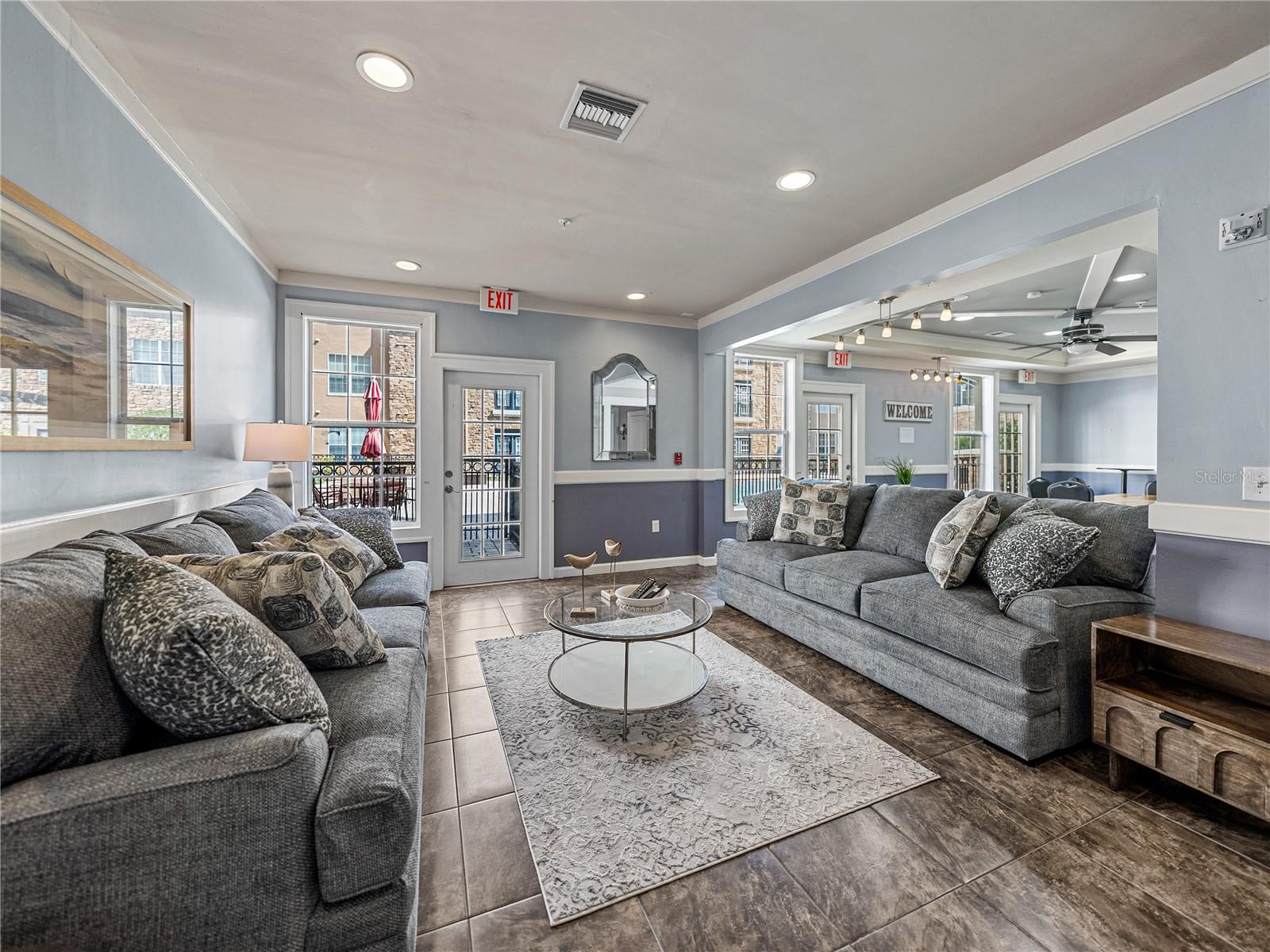 Clubhouse Lounging Area
