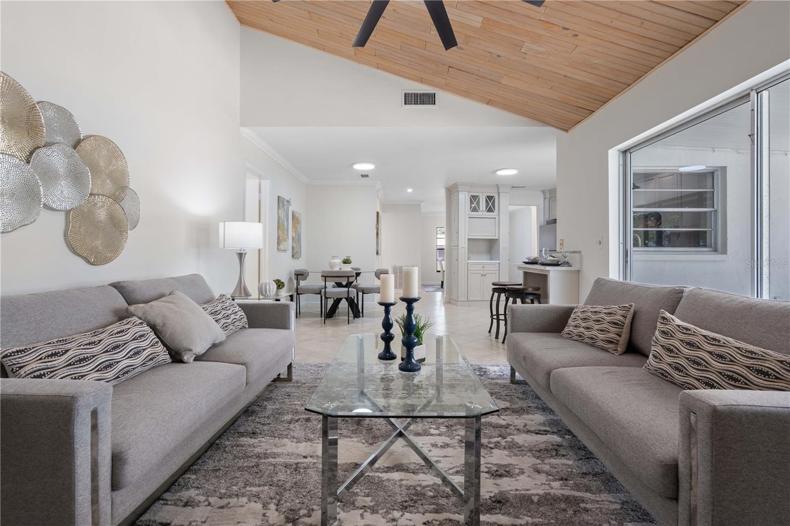 Family Room, Kitchen, Nook Combo