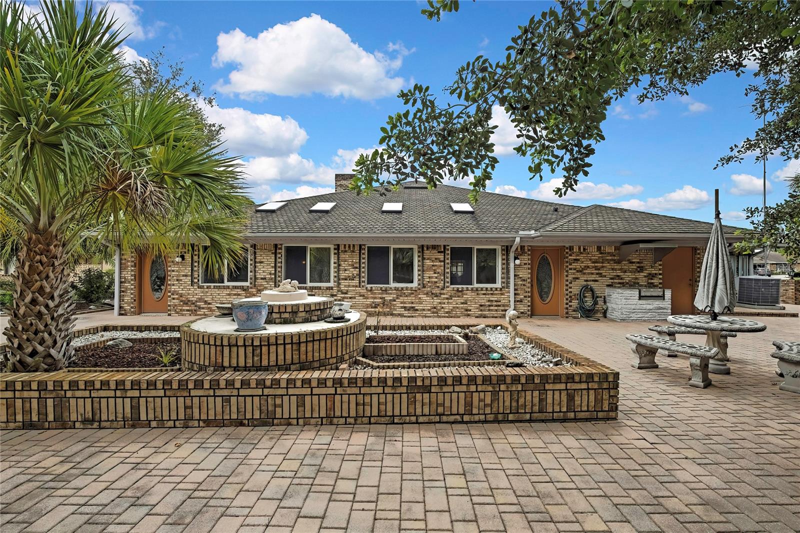 Plenty of patio space