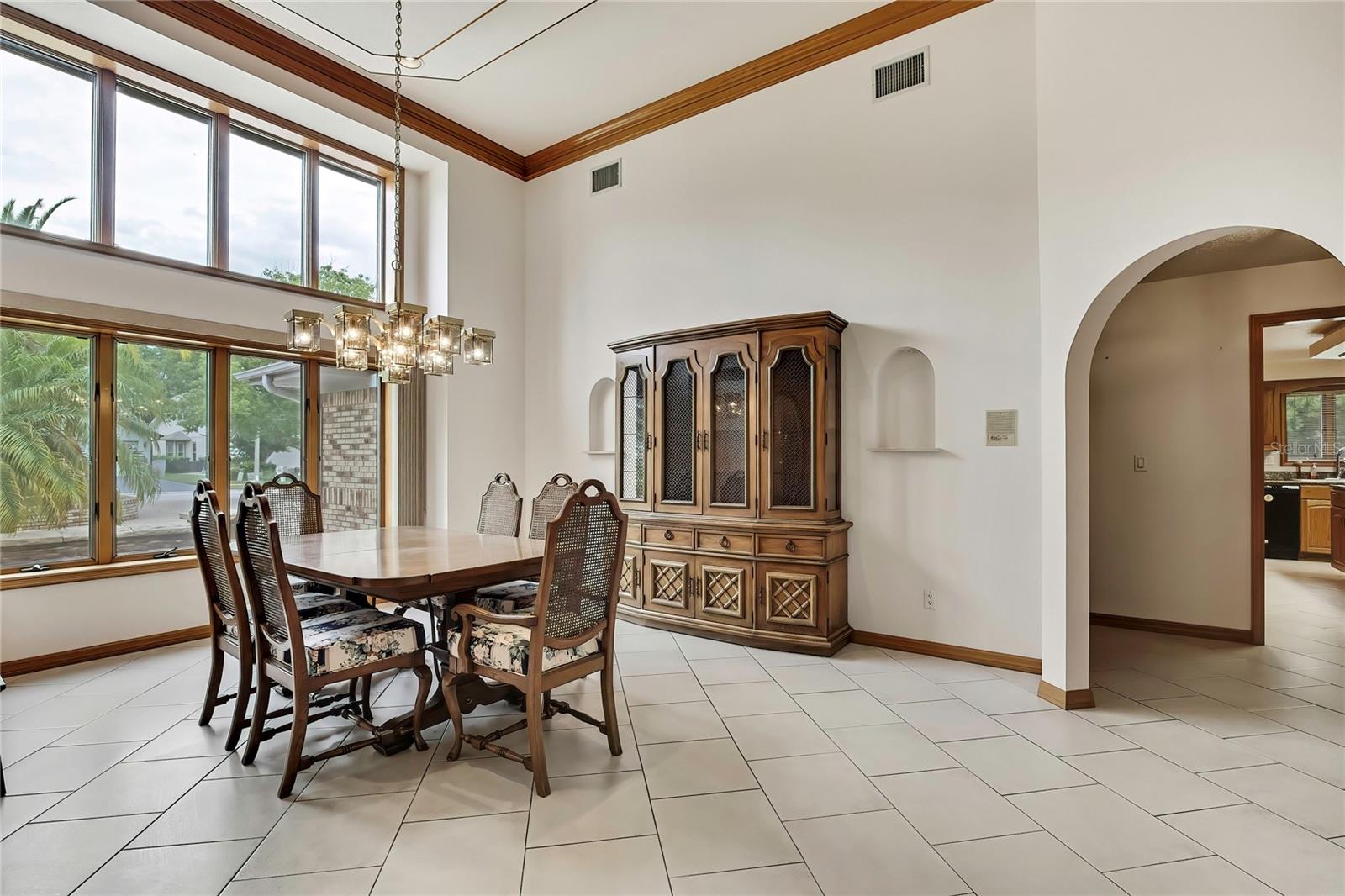 High Ceilings and plenty of windows for natural light