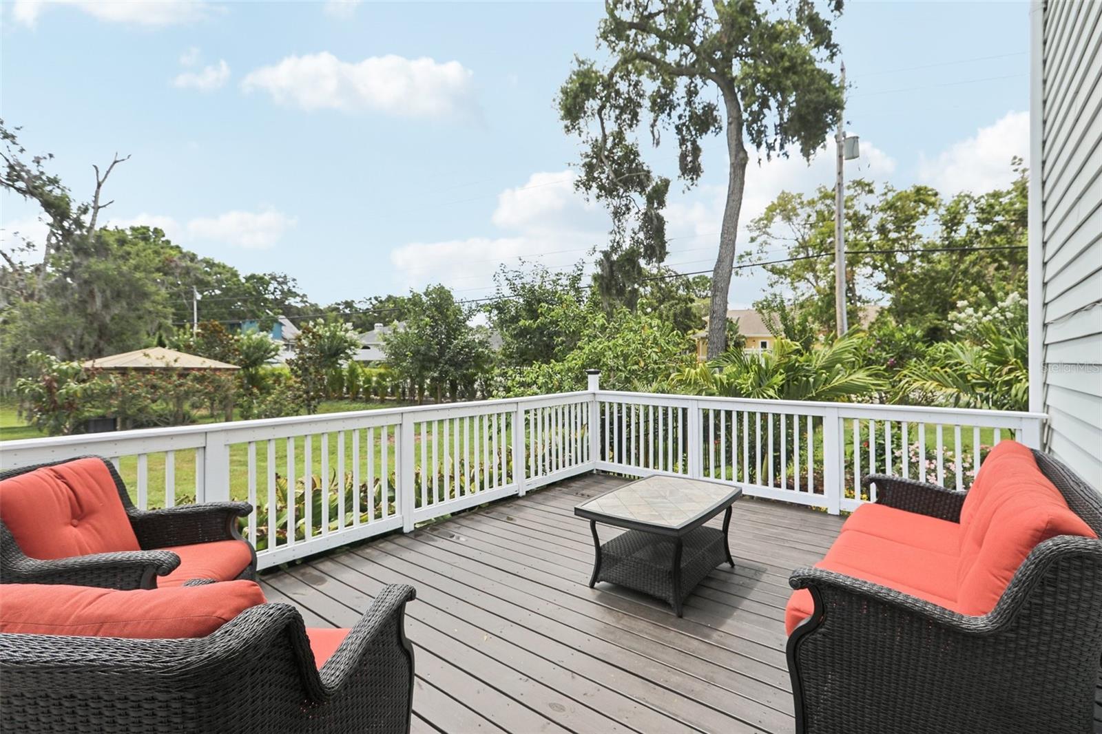 Open air deck