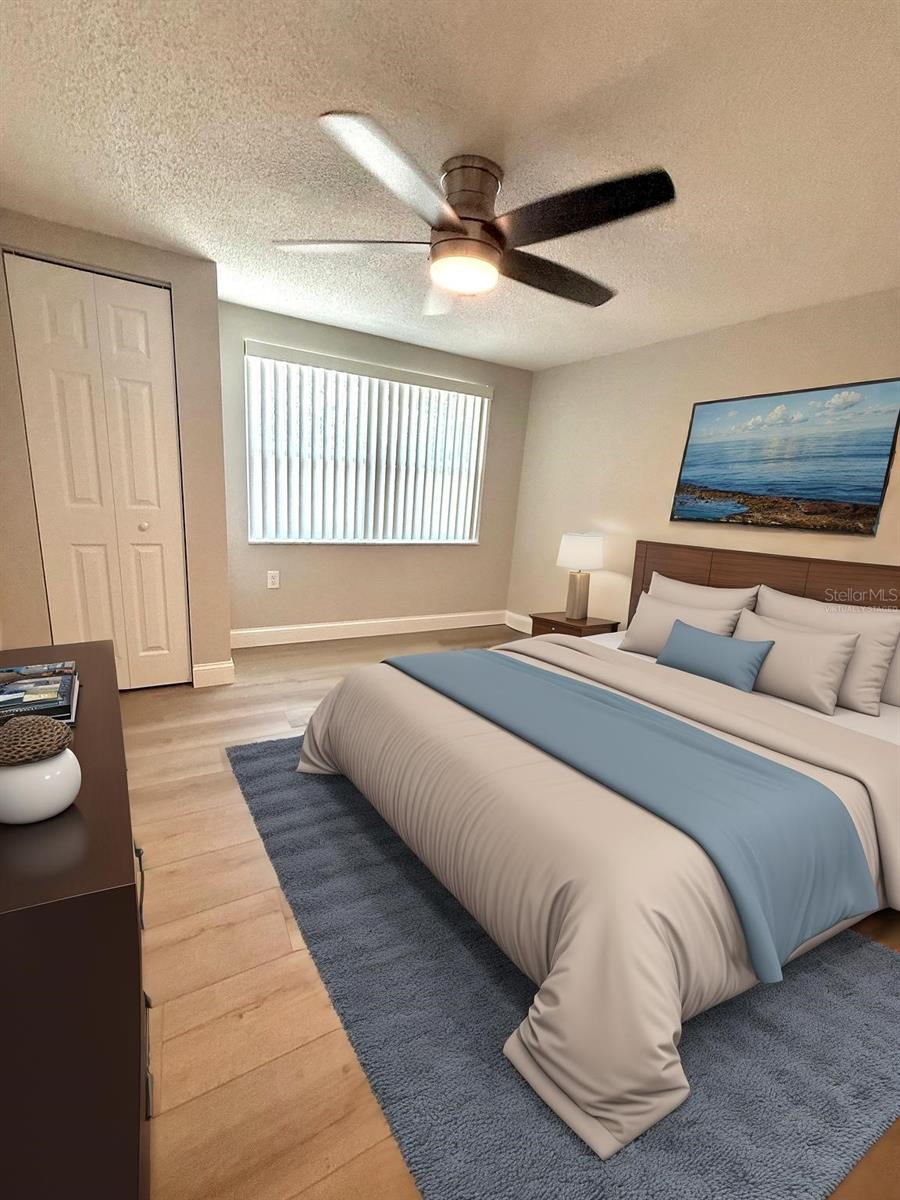 Virtually Staged Bedroom 3