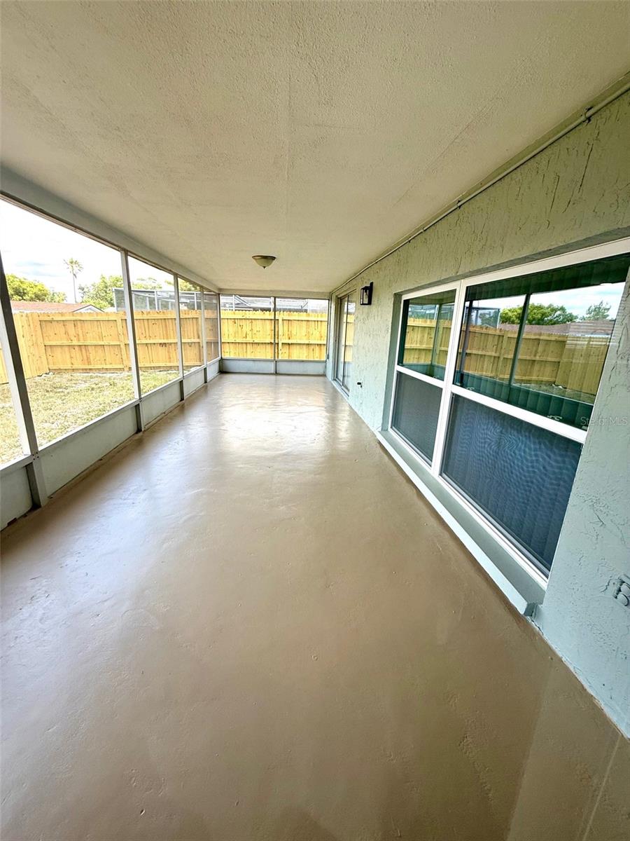 Massive Screened Patio