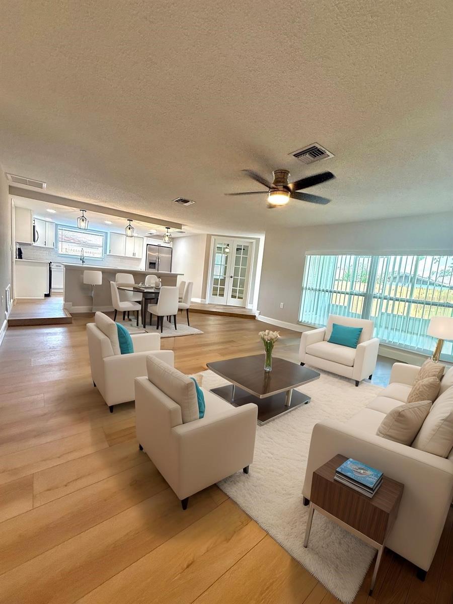 Virtually Staged Living Room