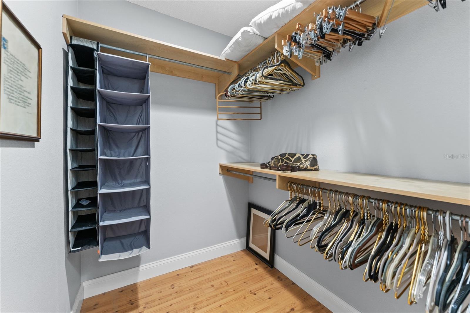 Primary walk-in closet