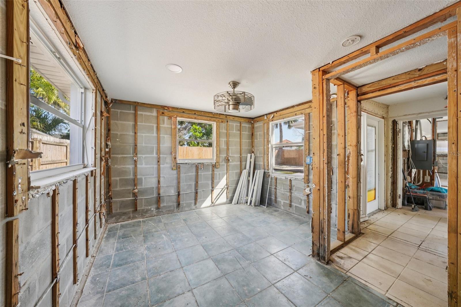 Another view of back bedroom