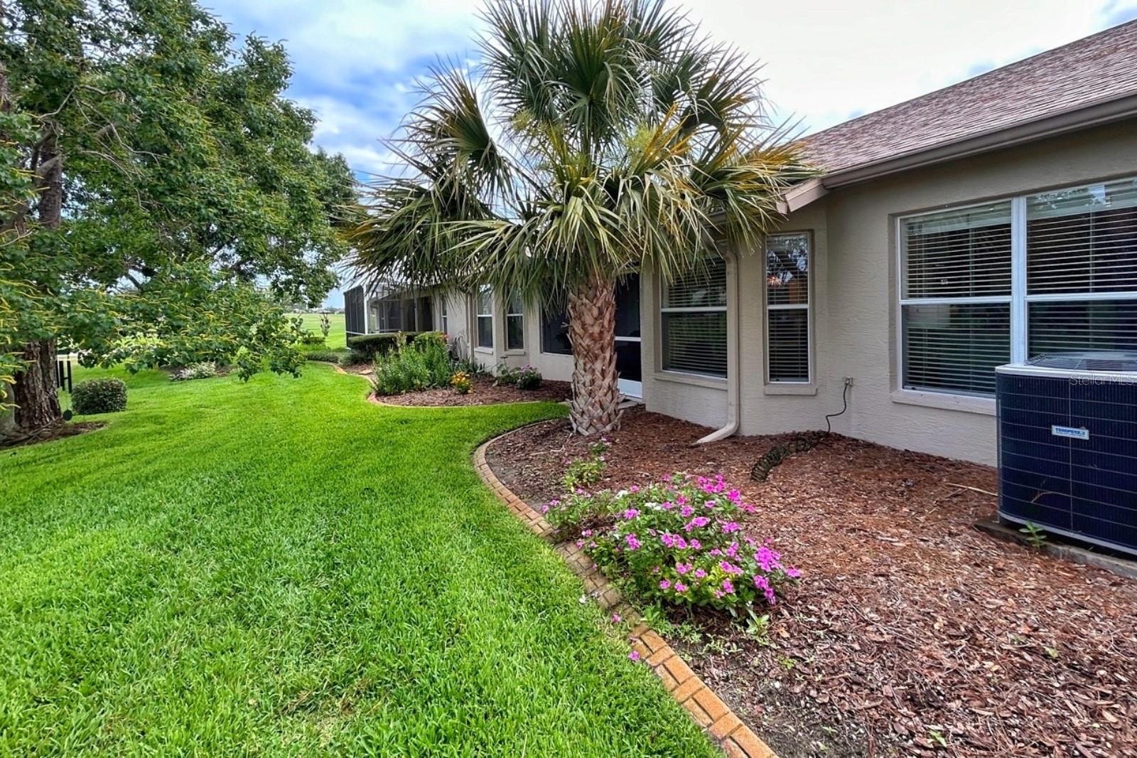 Rear of home