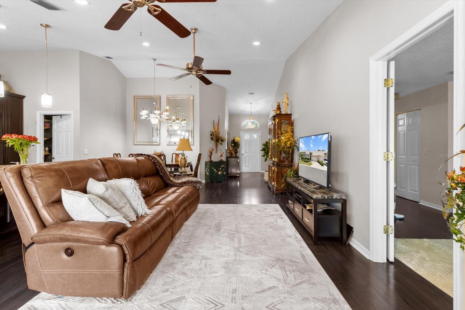 Living Room Looking Towards Entry Foyer