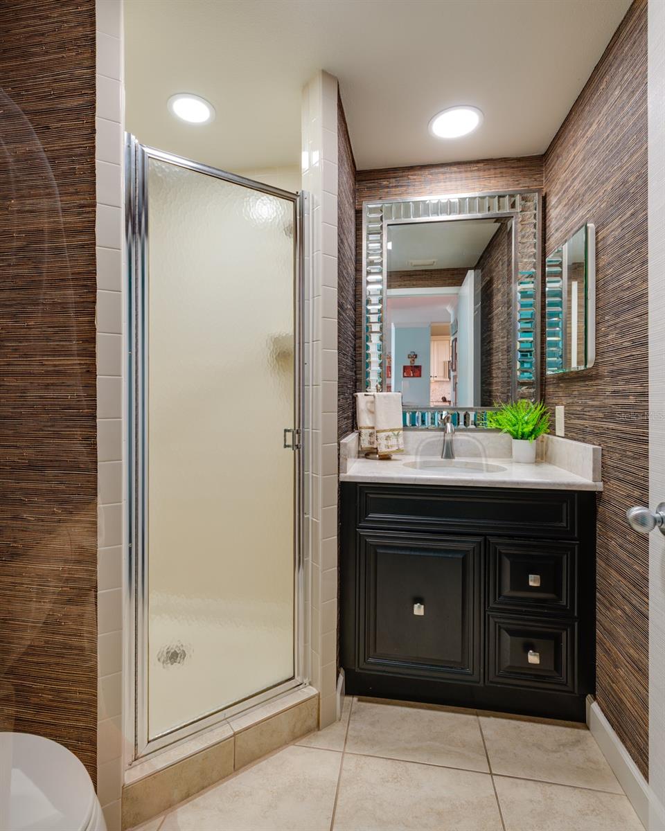 Guest bathroom.