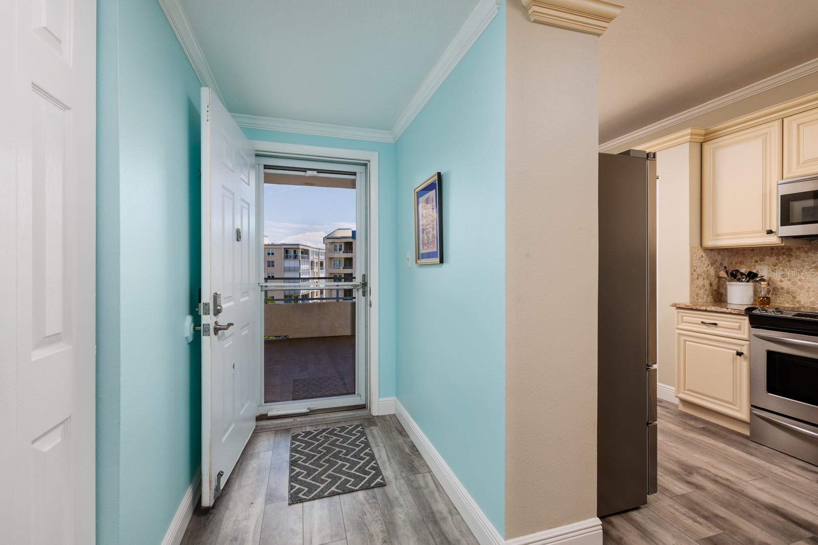 Foyer entry.