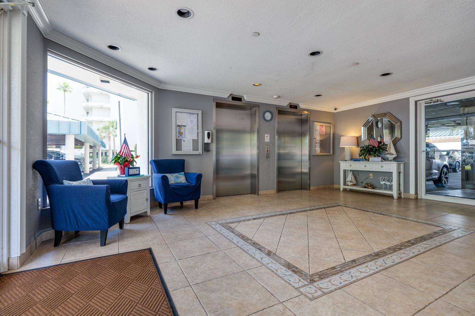 Building Lobby entry.
