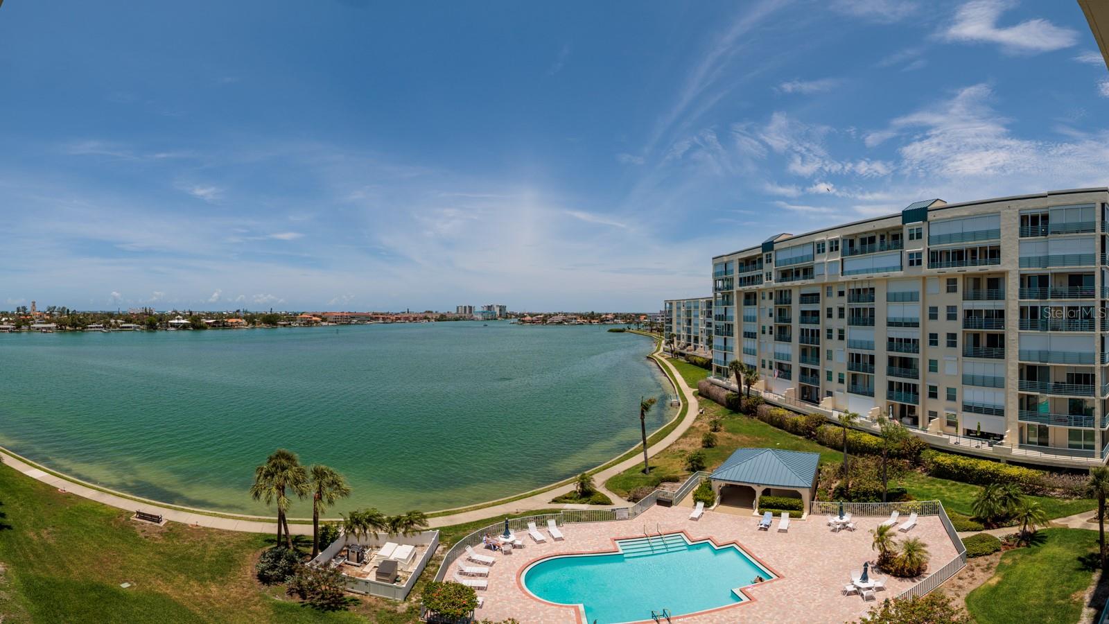 Panoramic view from unit