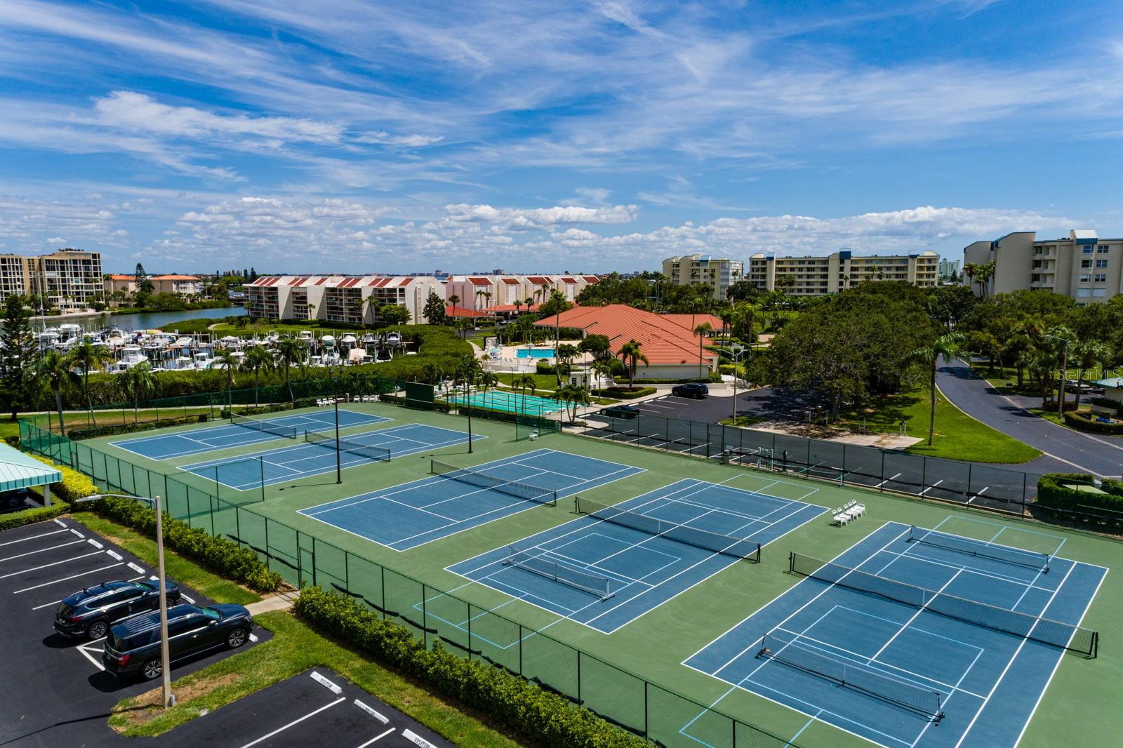 Tennis and pickleball courts