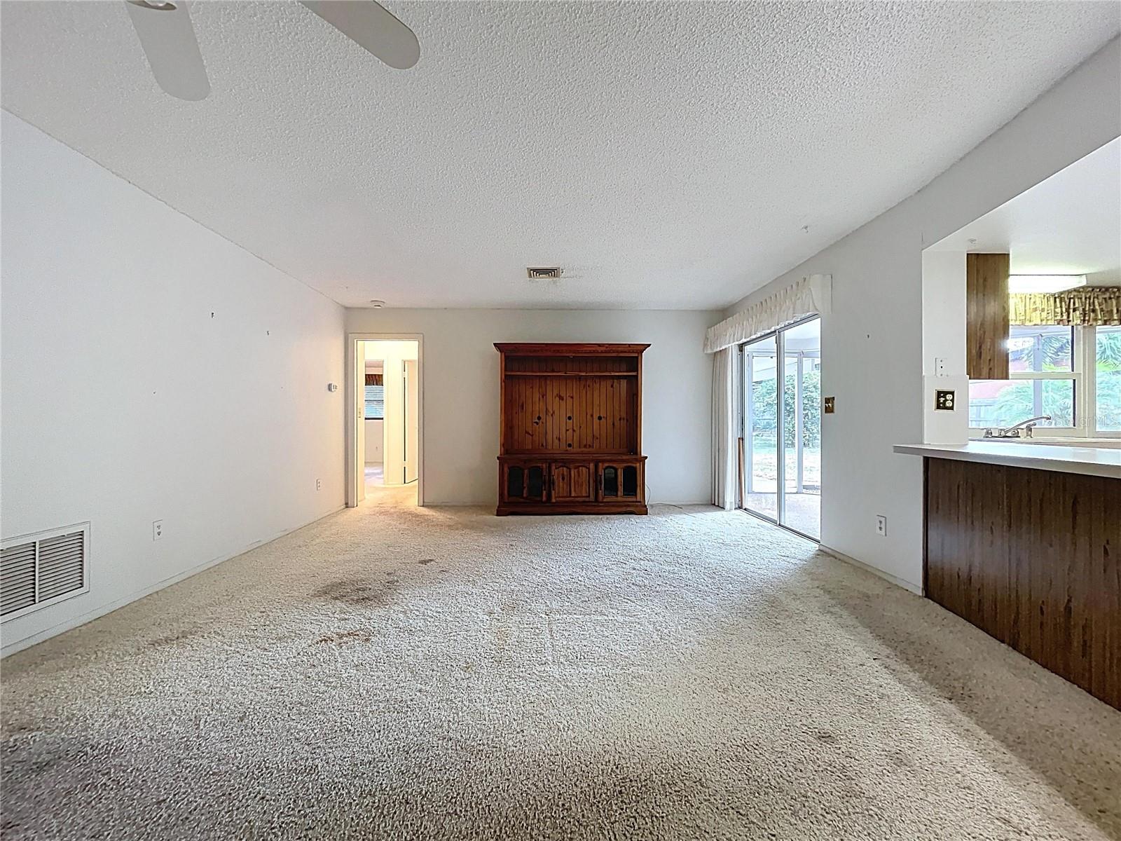 Bright and open Family room.