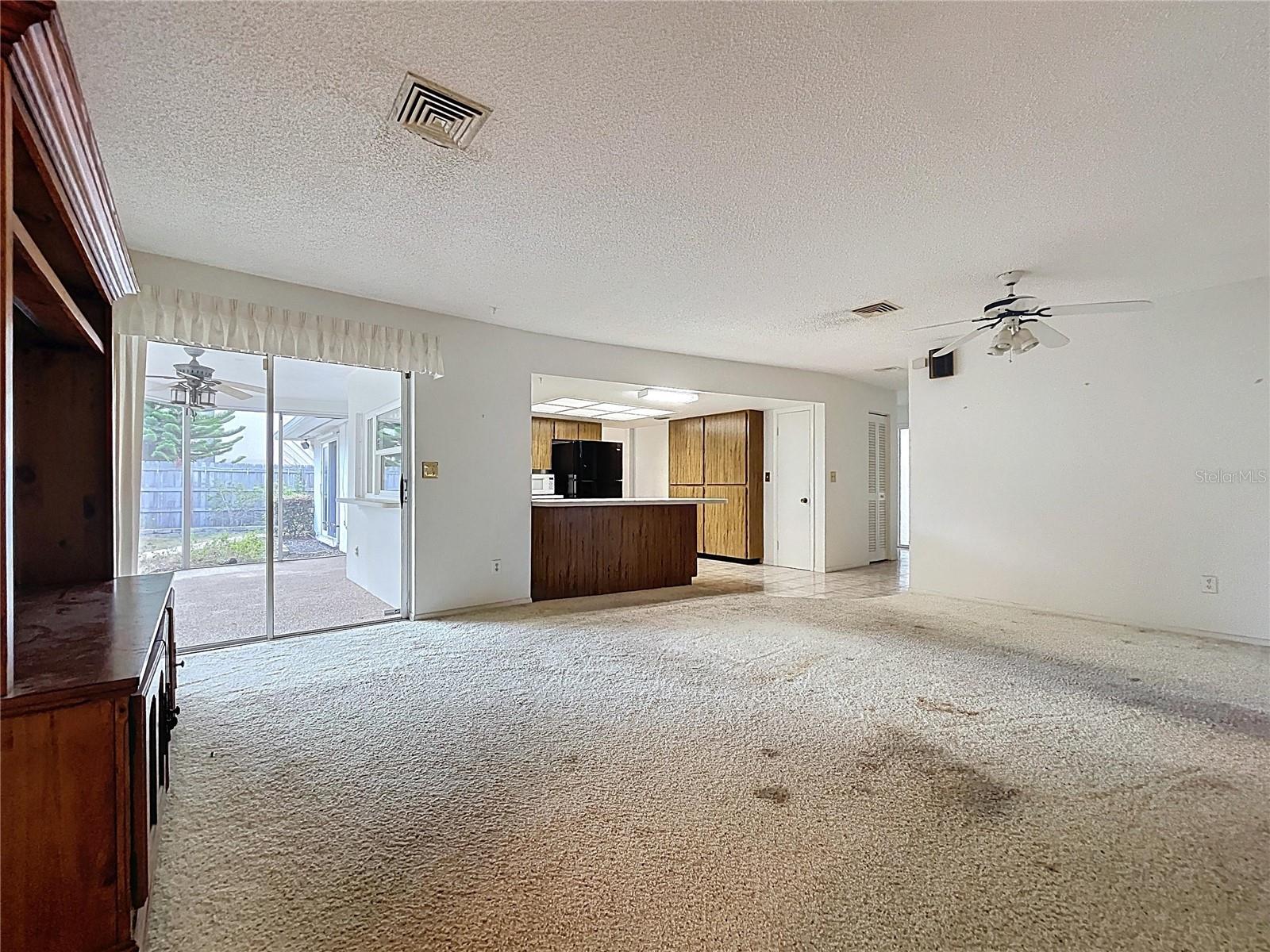 Bright and open Family room.
