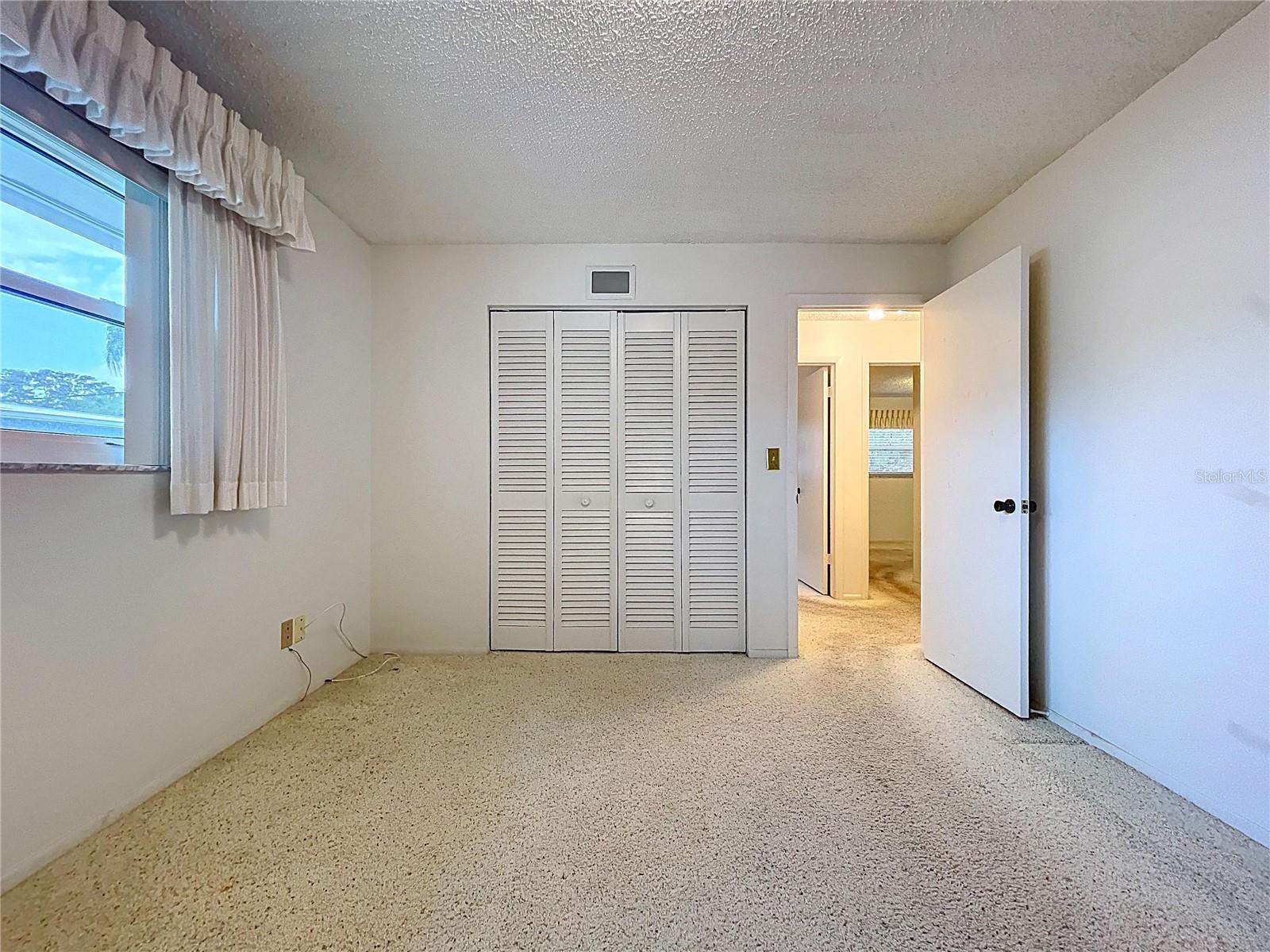 4th bedroom with double pane windows.