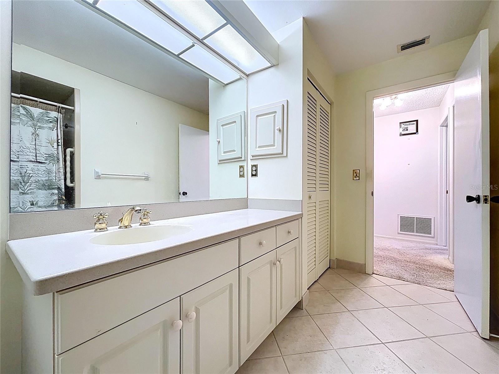 2nd bathroom offers access to rear patio and could be a pool bath when a pool is added.