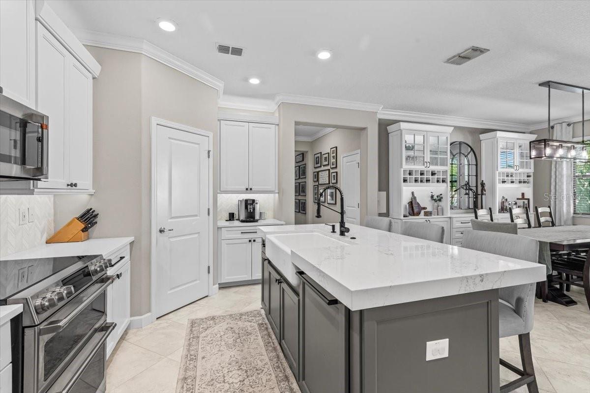 Kitchen and dining room