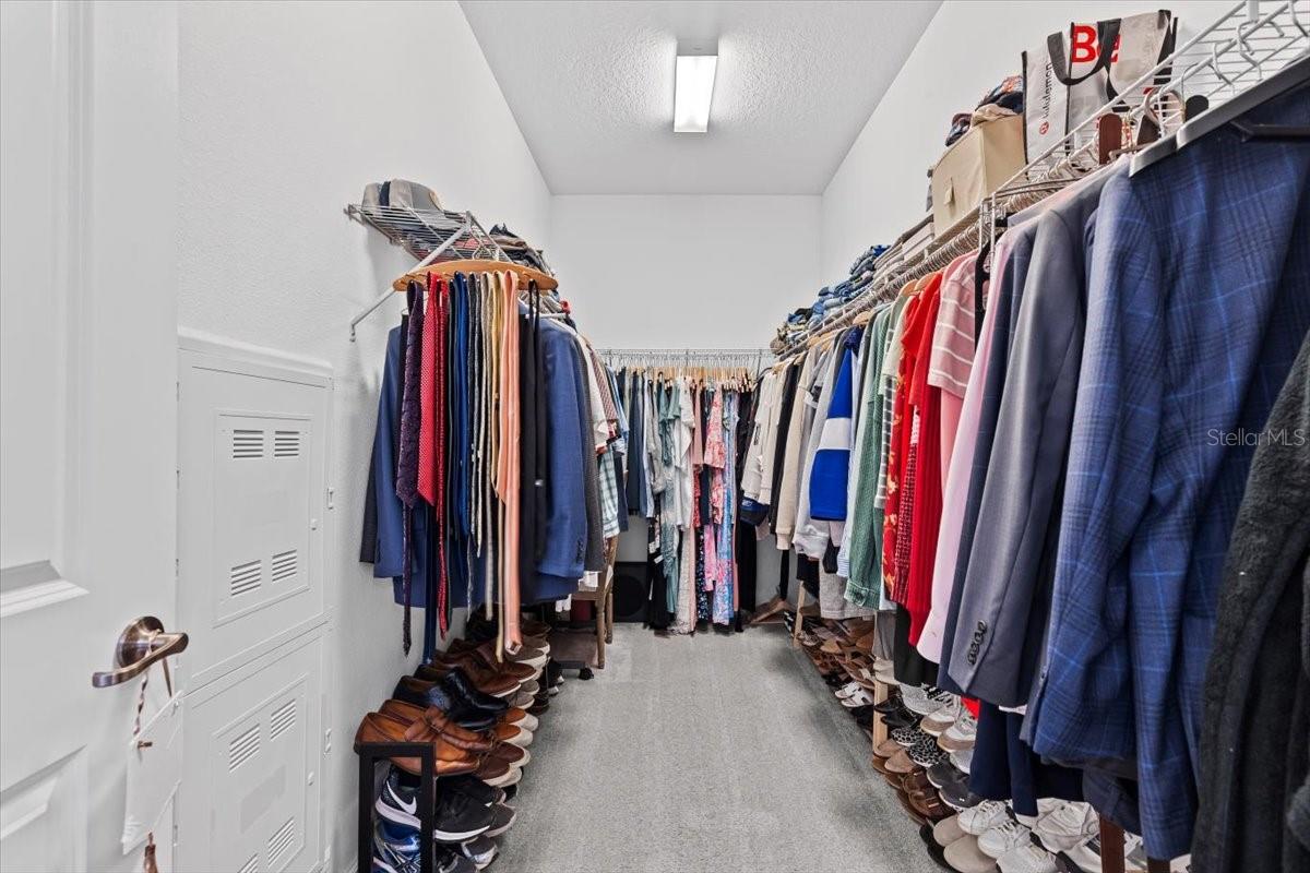 Primary walk-in closet