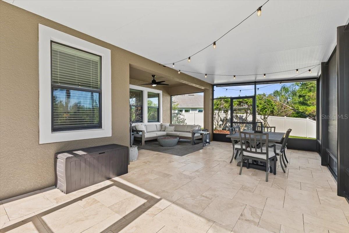 Oversized patio
