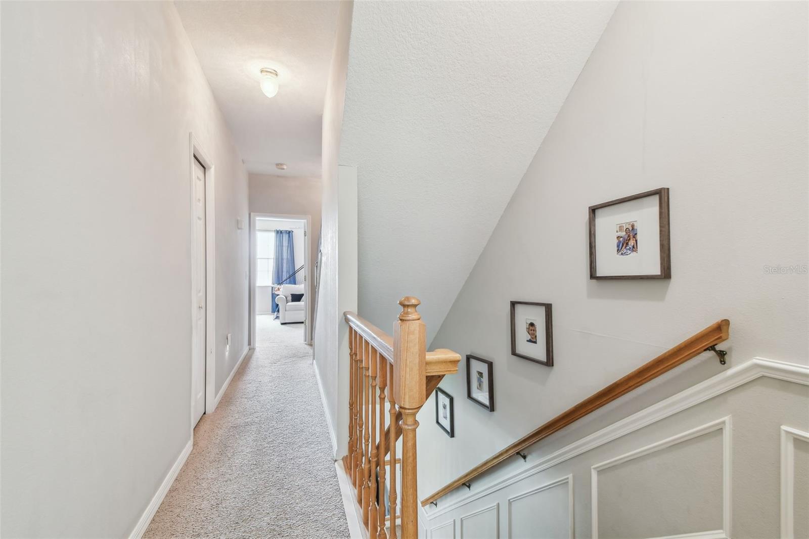 Millwork up the stairs