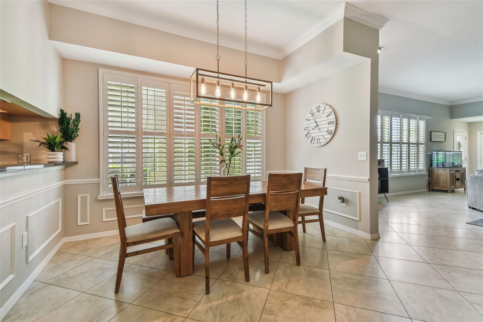 Fantastic lighting and millwork