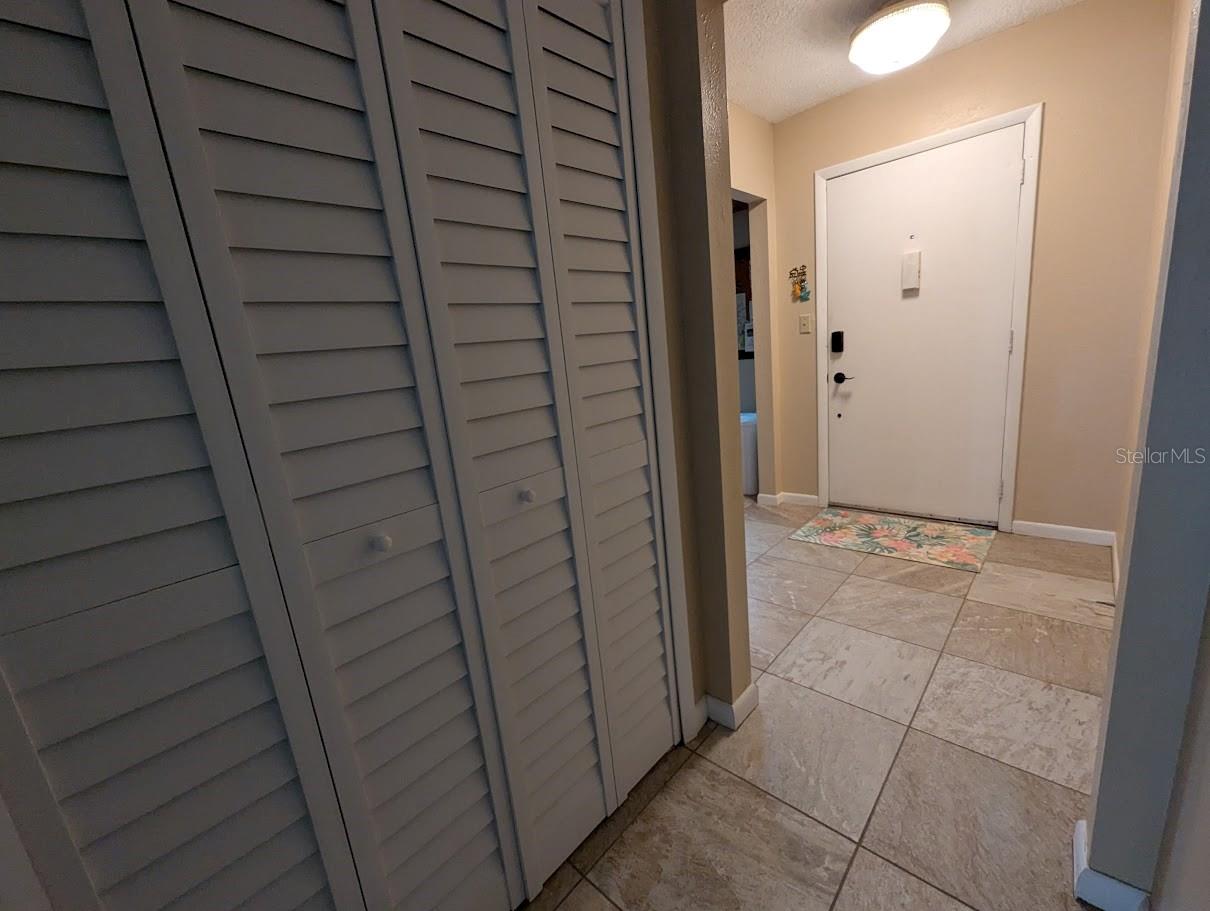 Entry closets