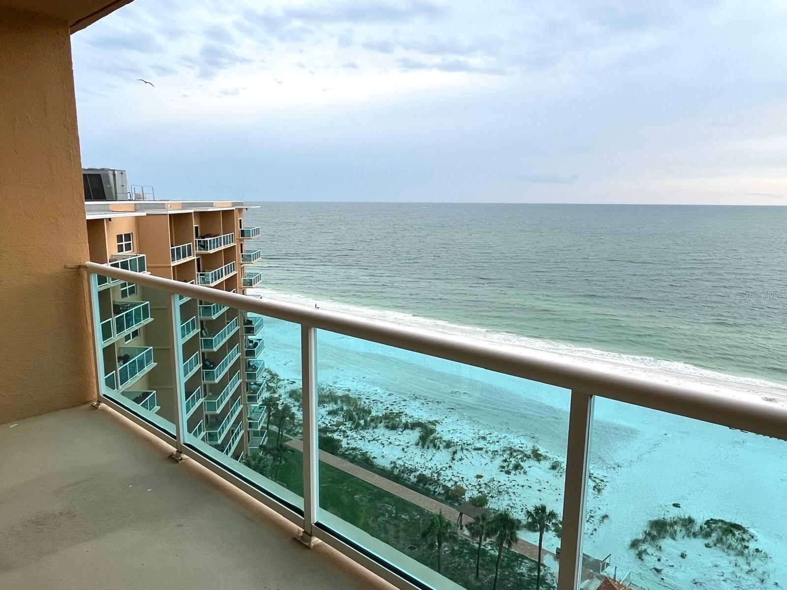 Gulf Views from Master Bedroom Balcony