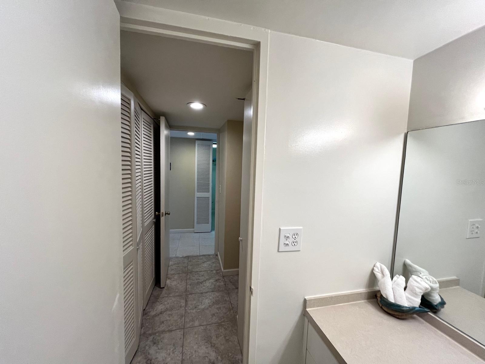 Lots of closets in Master Bathroom Suite