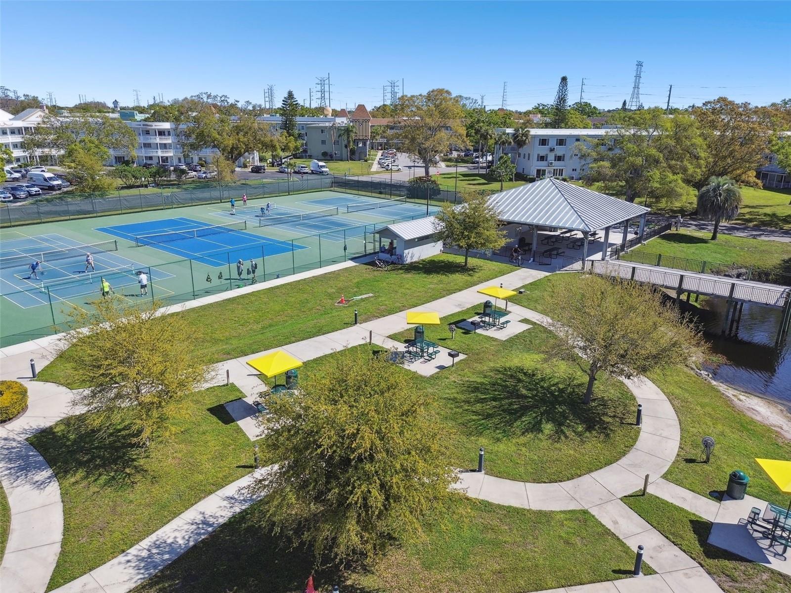 Tennis courts