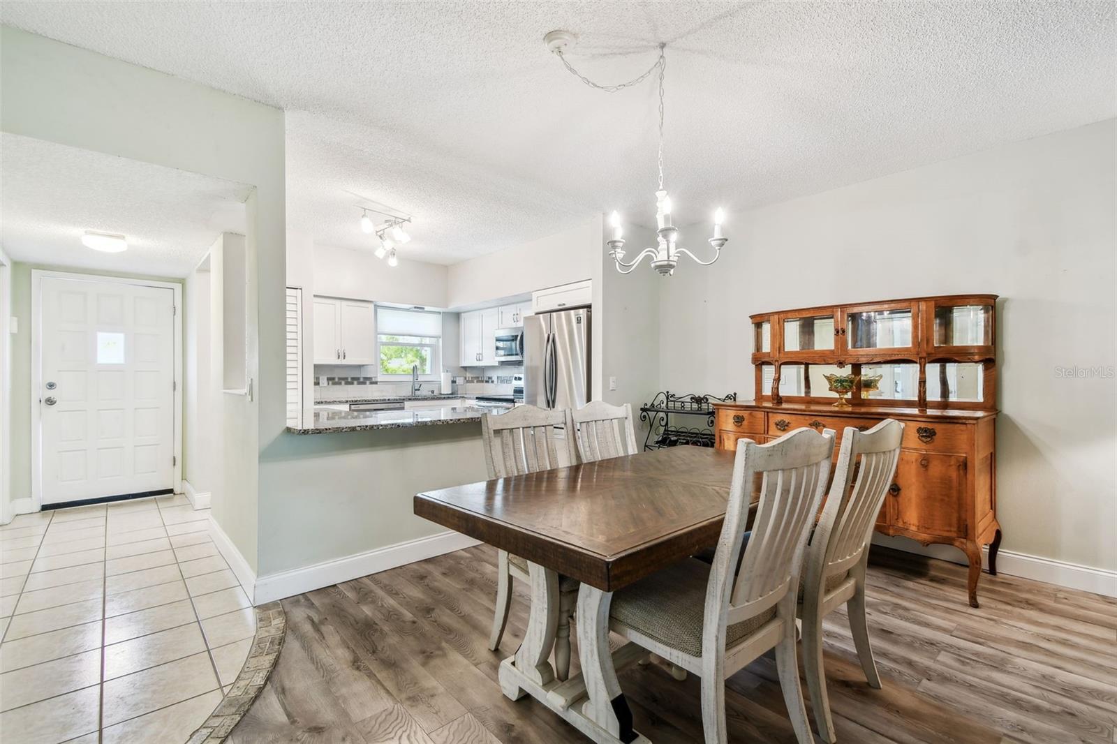 Kitchen is open to the Dining area so you can be part of the party