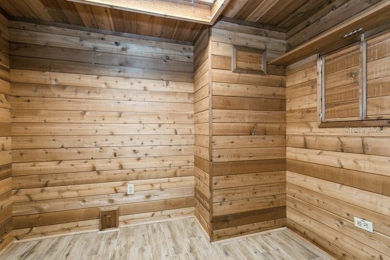 Cedar closet in Primary