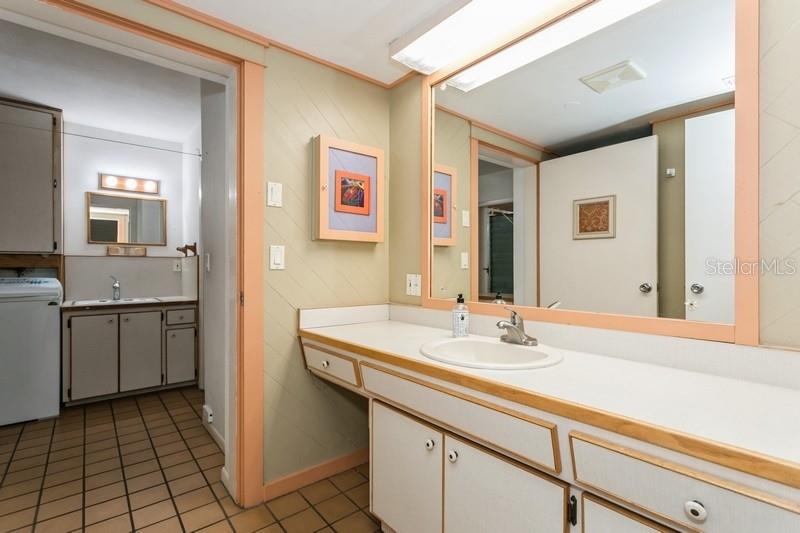 Primary bath that also connects to living area