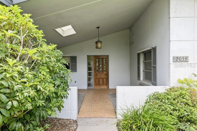 Covered front porch