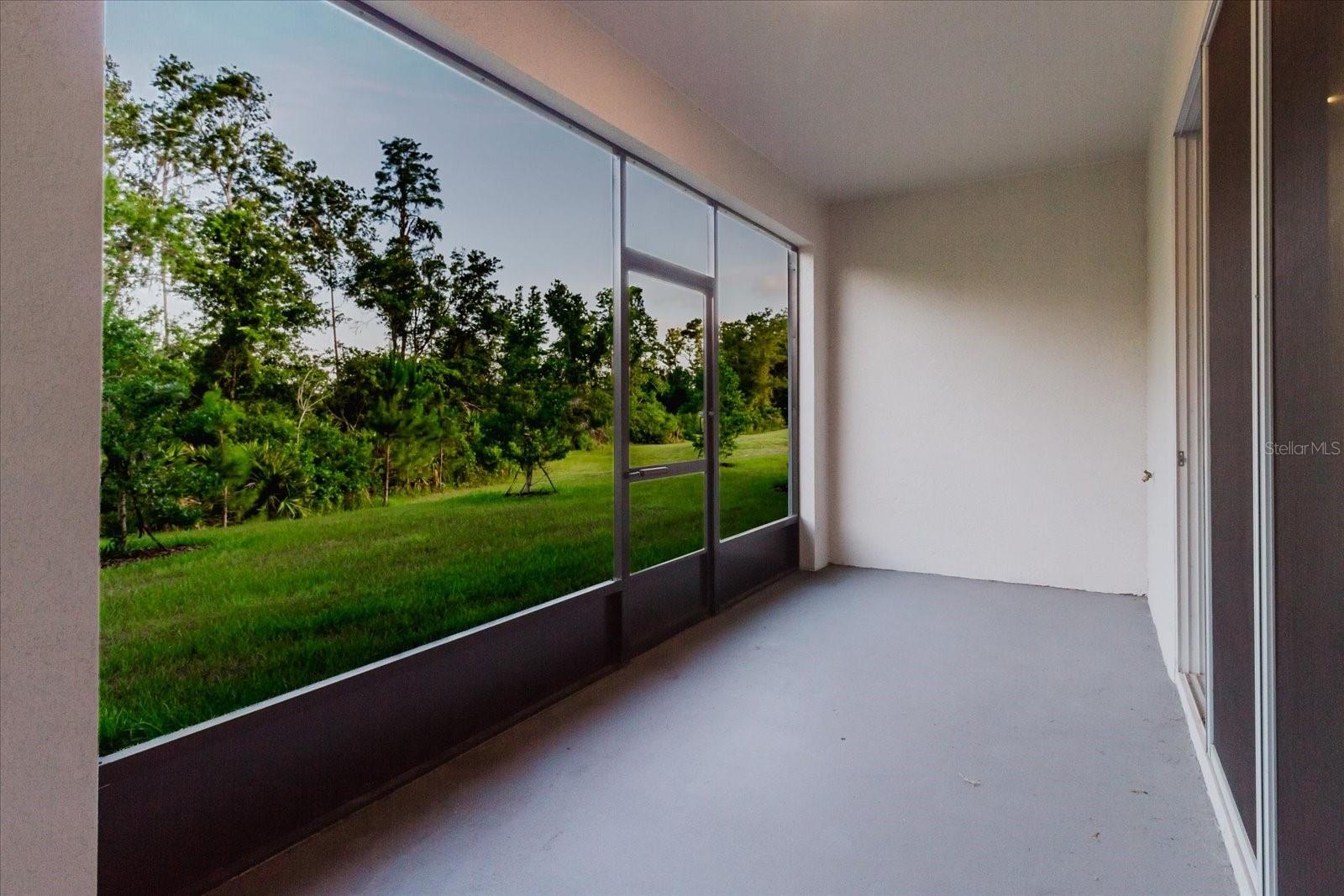 Enclosed back porch