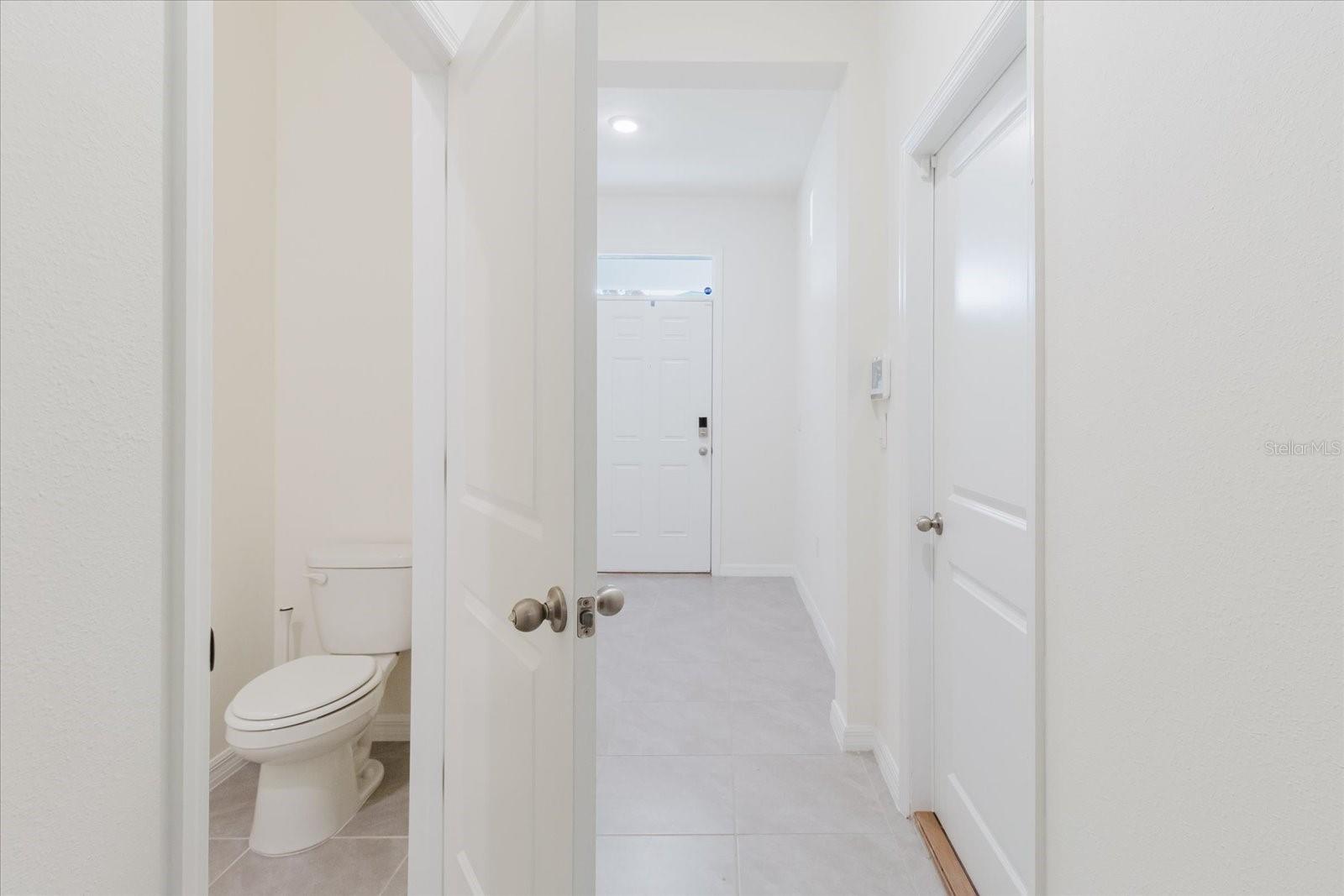 Entrance and Powder Room