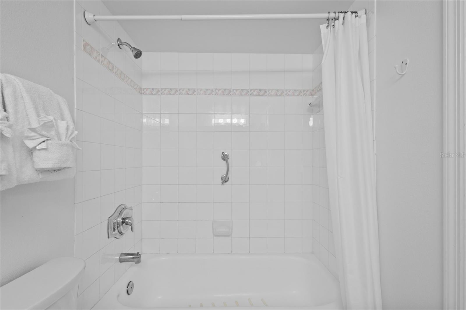 ensuite has bathtub