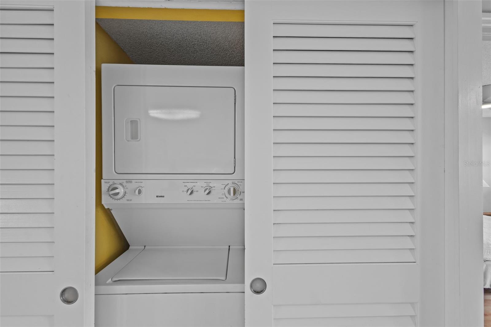 laudry inside the unit