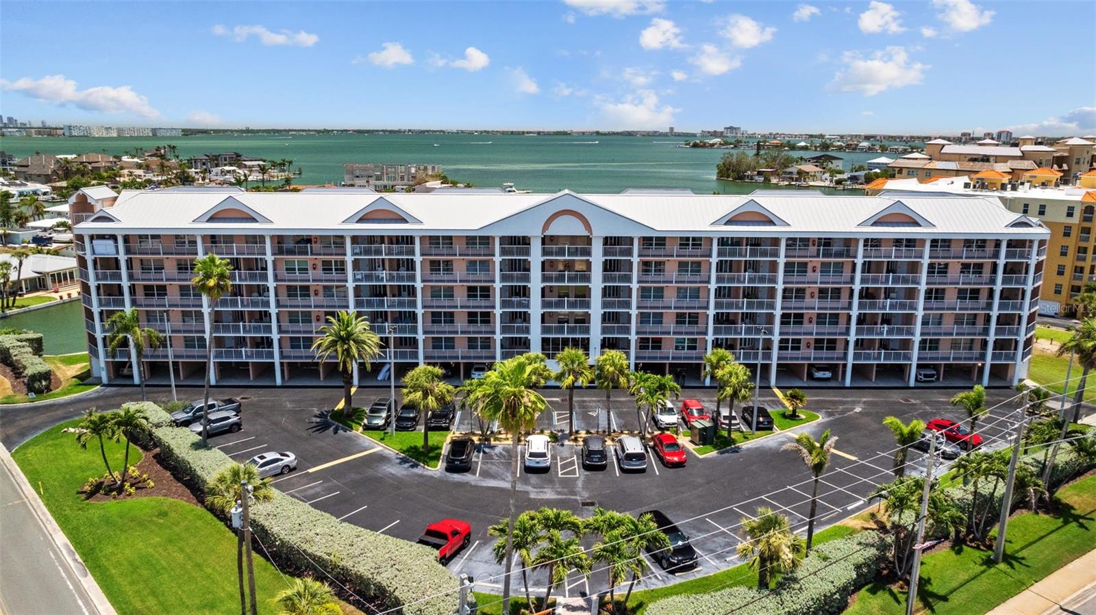 Front of building from Gulf Blvd.
